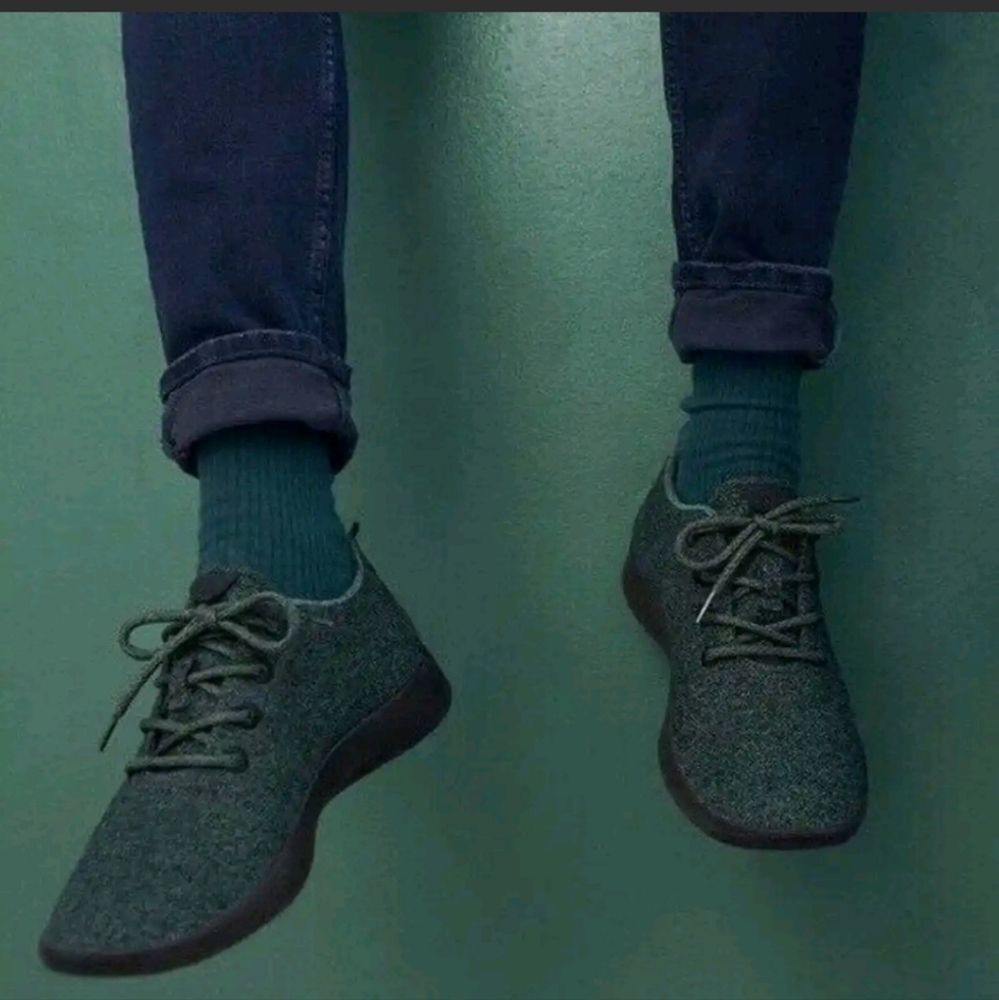 Allbirds Green The Wool Runners Shoes Women's Size 6 St. Patty's Comfortable